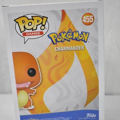 Funko Pop! Pokemon #455 Charmander (Flocked) Box Damage - New