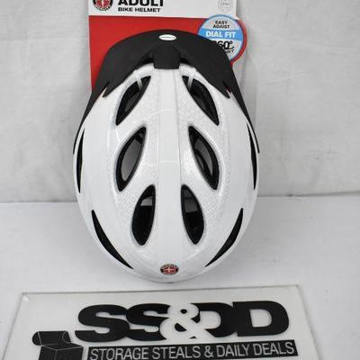 Schwinn Pathway Adult Bicycle Helmet, ages 14+, white New