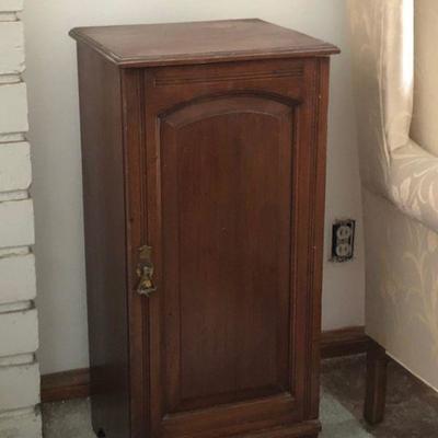 Square Accent Cabinet or Side Table, small wooden