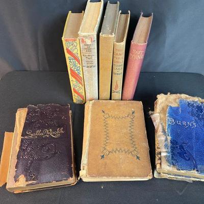 Lot of Old Books - old hardback novels - very vintage condition - reading or decor 