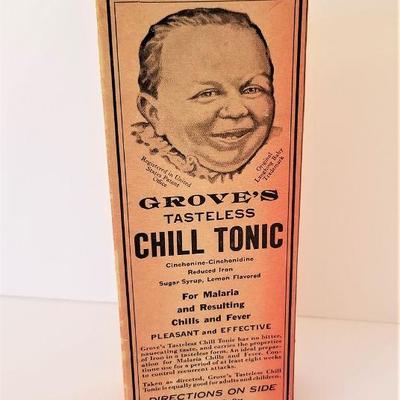 Lot #12  Grove's Tasteless Chill Tonic - Patent Medicine - all original in box