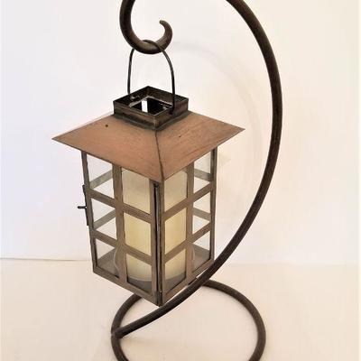 Lot #18  Decorative Candle Lantern on Stand