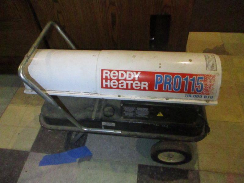 Lot 248 Reddy Heater Pro 115 Kerosene Forced Air 115,000 BTU Heater