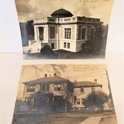 Lot #26  Pair of Original Silver Albumen Prints - LSU - Hill Memorial Library & Experimental Station - 1906
