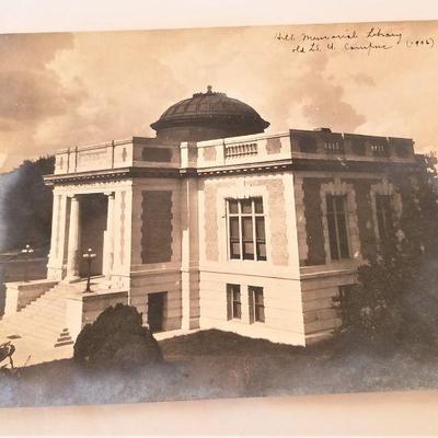 Lot #26  Pair of Original Silver Albumen Prints - LSU - Hill Memorial Library & Experimental Station - 1906