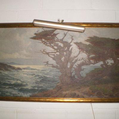 Gustav Liljestrom Cypress Tree on Monterey Coast 
