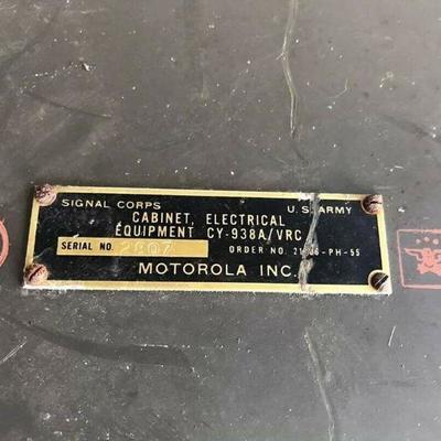 Control, Radio Set C-847/U Rack MT-1236/VRC Power Supply PP-804/U Transmitter