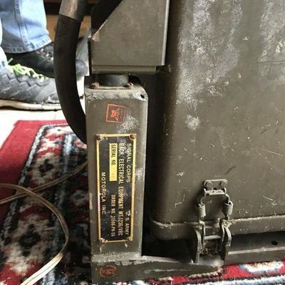 Control, Radio Set C-847/U Rack MT-1236/VRC Power Supply PP-804/U Transmitter