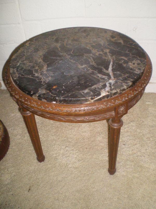 Vintage Marble Top Table