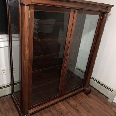 Antique Mahogany Bookcase Bookshelf With shelves