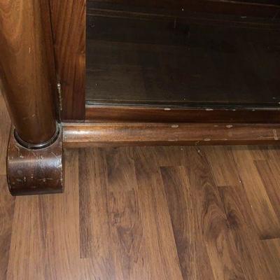 Antique Mahogany Bookcase Bookshelf With shelves