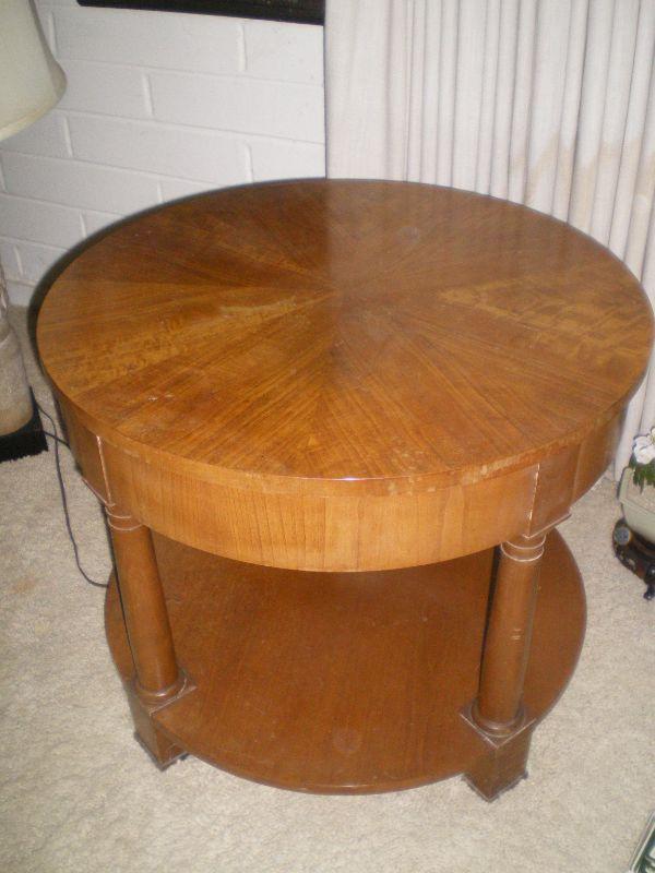 Vintage Two Tier Round Table