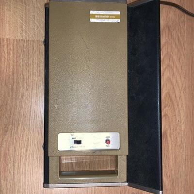 VINTAGE BURGESS SAFARI LITE 110V FLUORESCENT LANTERN - WORKING