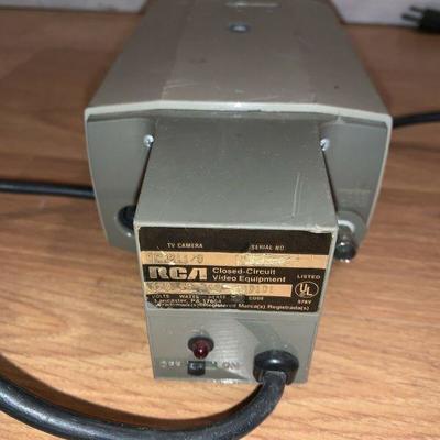 Vintage RCA Closed Circuit Video Equipment TV Camera