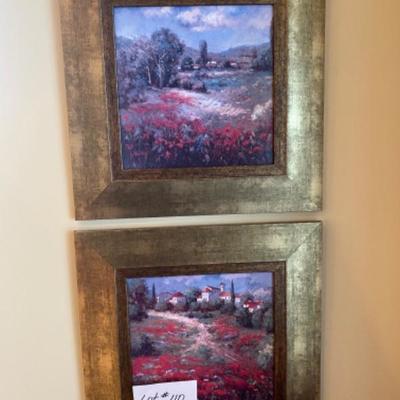 Lot # 110 Pair of Giclee Landscape Prints 