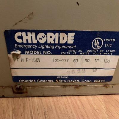 Chloride Emergency Lighting Equipment