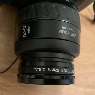 Minolta Maxxum 300si Camera With Case And Manual