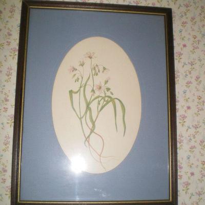 Pair Vintage Botanical Prints