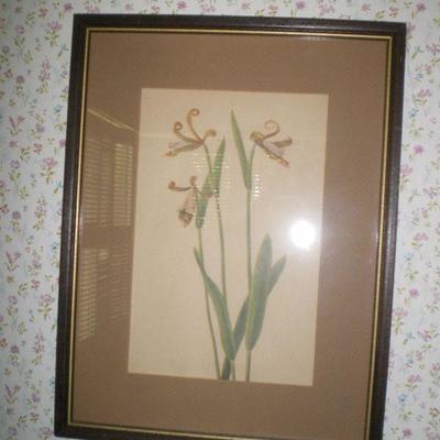 Pair Vintage Botanical Prints