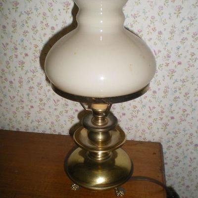 Vintage Hurricane Table Lamp