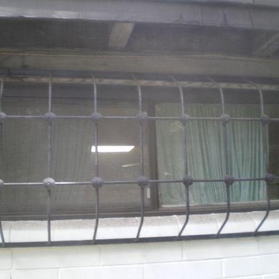 Vintage Iron Window Grate #1