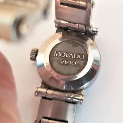 Lot #33  Ladies Movado Vizio Wrist Watch with time/date