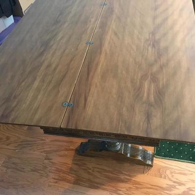 Lot #528 Flip Top Table Table