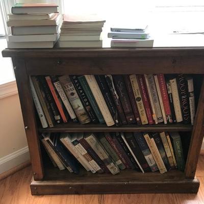 Lot #532 Small Wooden Bookcase with Books