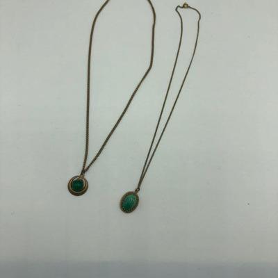 Pair of Vintage Pendant Necklaces