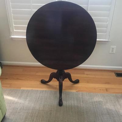 Chippendale Tripod Tip & Turn Table