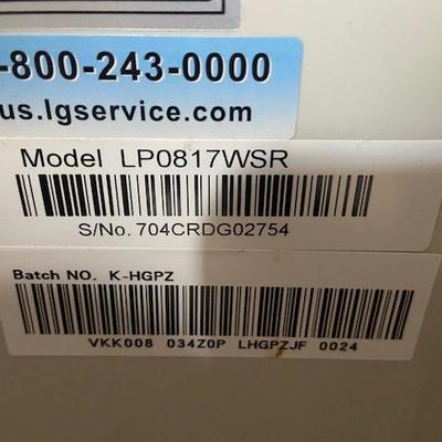 LG Portable Air Conditioner- Model LP0817/WSR  $500 when new
