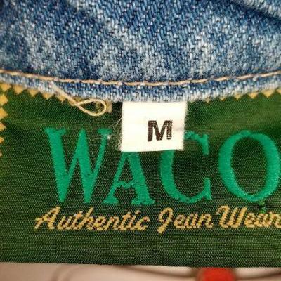 Hand painted jean Jacket Waco - size M
