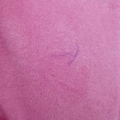  Draper and Damon Petites Suede pink  Shirt - size PXL