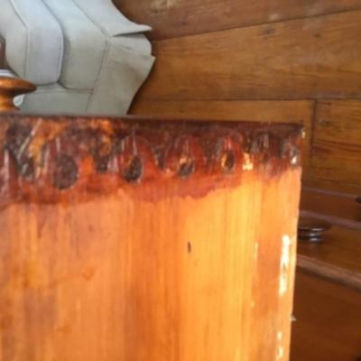 ANTIQUE COTTAGE PINE 4 DRAWER CHEST 