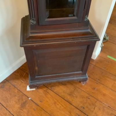ANTIQUE 1920S  SETH THOMAS CHIPPENDALE GRANDFATHER / TALL CASE CLOCK