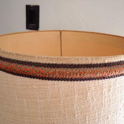 L108 - Mid Century Drip Glaze Table Lamp Sunburst style
