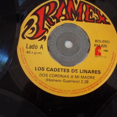 L120 - Various 45 rpm 7'' Vinyl Records Latin Hawaiian Oldies