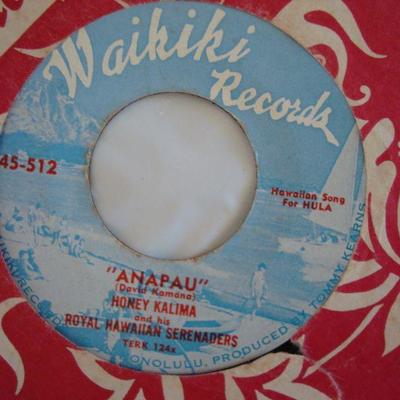 L120 - Various 45 rpm 7'' Vinyl Records Latin Hawaiian Oldies