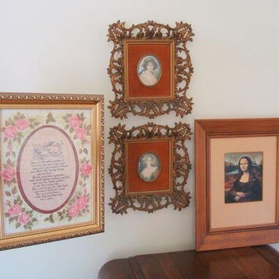 L122 - 4 Piece Framed Art Lot 