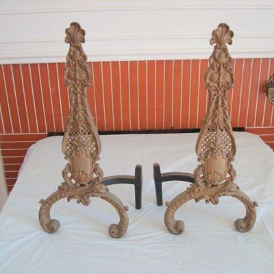 L123 - Pair of Andirons 