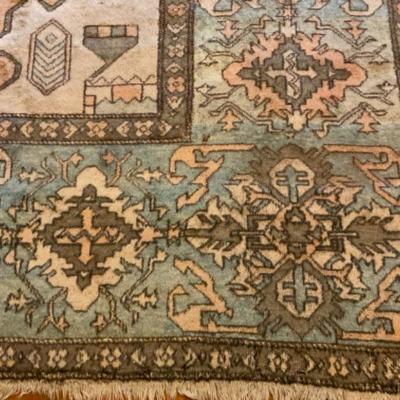 LARGE VINTAGE TURKISH ROOM SIZE HAND WOVEN CARPET, SUBTLE COLORS