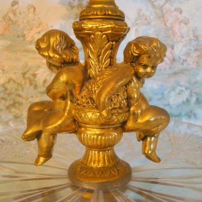 D110 - 3 Tier compote with Cherub Theme