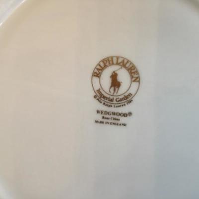 “IMPERIAL GARDEN” , RALPH LAUREN DESIGNED  FOR WEDGWOOD DINNER SERVICE FOR 12