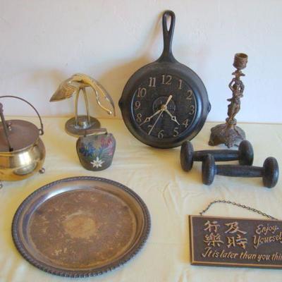 bd1 L112 - 8 Piece Metal Lot of Assorted items