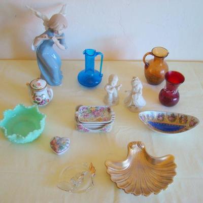 bd1 L121 - Oddball Lot of Glass and Ceramic items