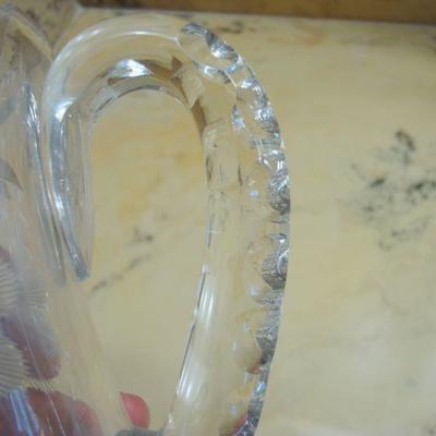 bd1 L124 - Clear Glass Drink Pitcher