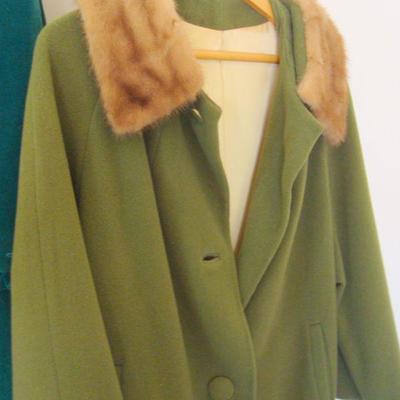 bd1 L130 - Womens Vintage Coat and Gown Lot 