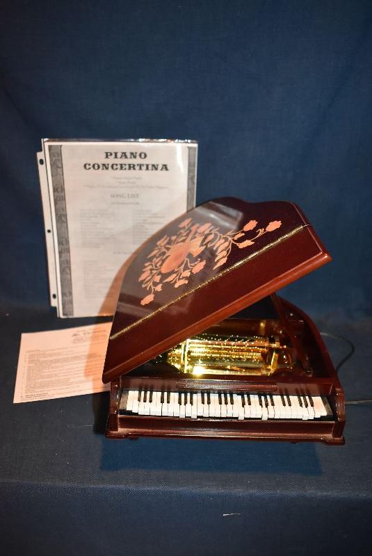 Lot 684, Mr Christmas Piano Concertina Music Box....Not ...