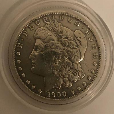 #22 1900 Morgan US Silver $1 Dollar