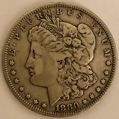 #23 1880 Morgan US Silver $1 Dollar